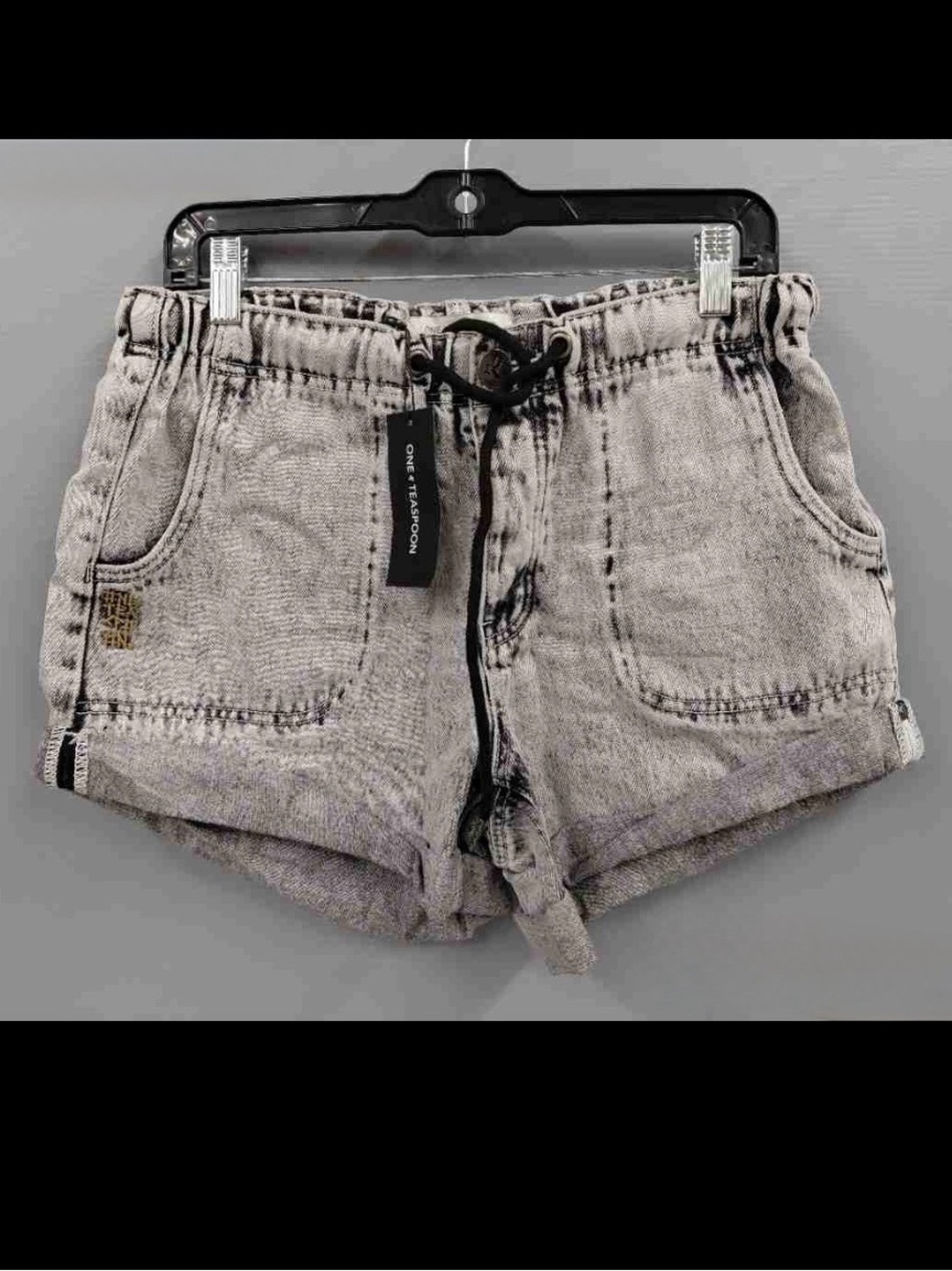 NWT RAREFree People x OneTeaspoon Shabby Bandit Mineral Wash Shorts~ Size M